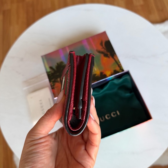 Gucci GG Supreme Mini Wallet Ophidia Floral Print / Web Stripe / New / Full Set - Picture 9 of 16